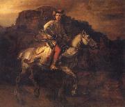 REMBRANDT Harmenszoon van Rijn The So called Polish Rider Sweden oil painting artist